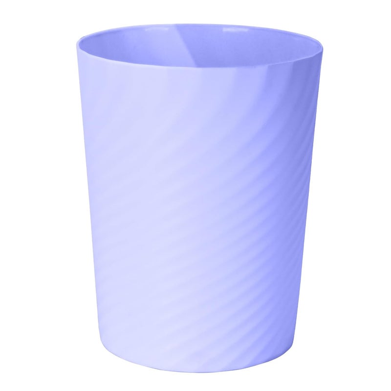VKPLITE Small Plastic Trash Can - 1.8 Gallon - Light Purple - Wastebasket Garbage Can Container - Image 1